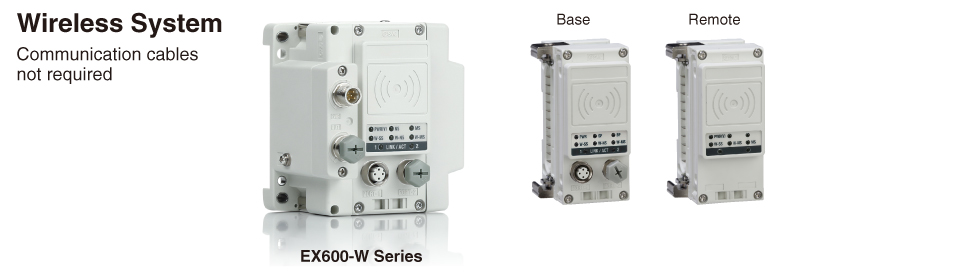 Wireless System Communication cables not required